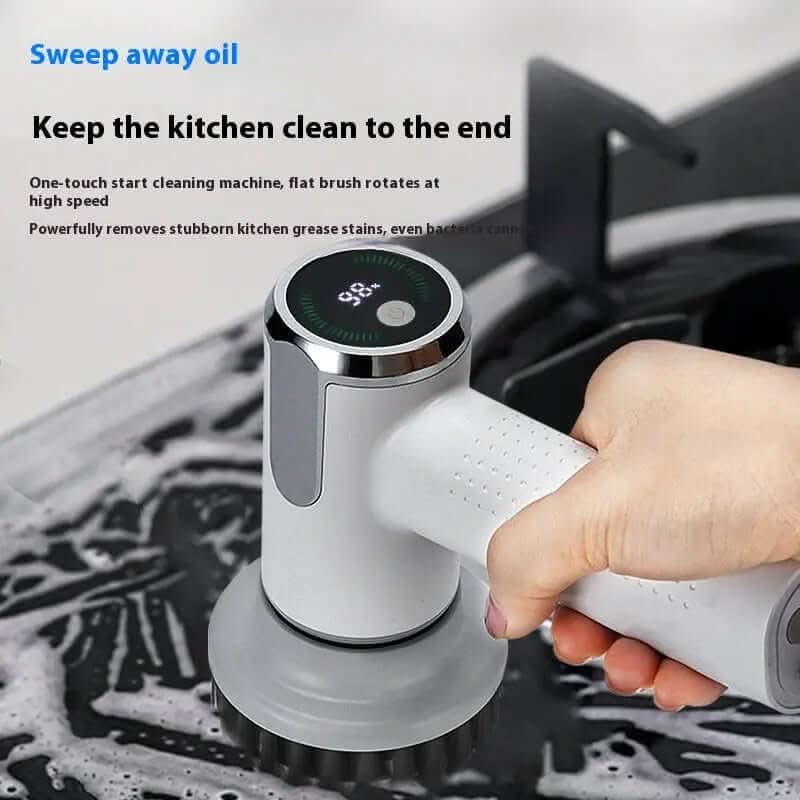 Multifunctional Smart Display Electric Cleaning Brush Les Visionnaires