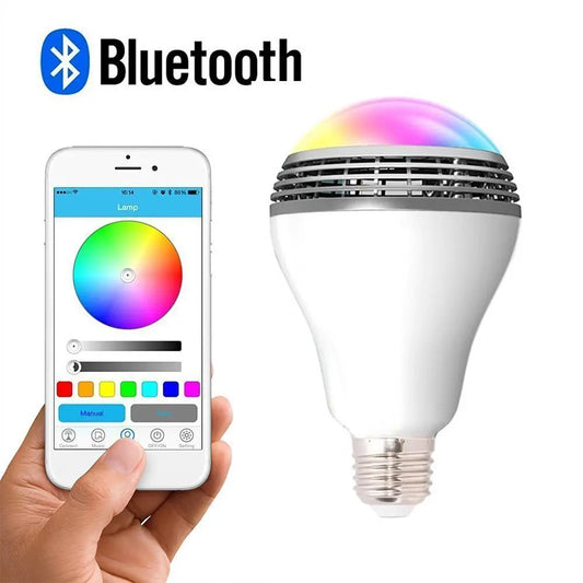 Ampoule LED intelligente avec haut-parleur Bluetooth Les Visionnaires