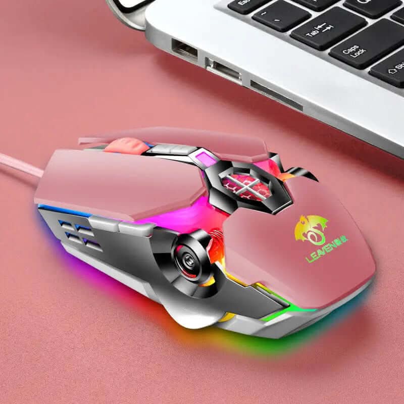 Souris filaire mécanique RGB Les Visionnaires