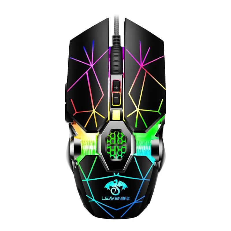 Souris filaire mécanique RGB Les Visionnaires