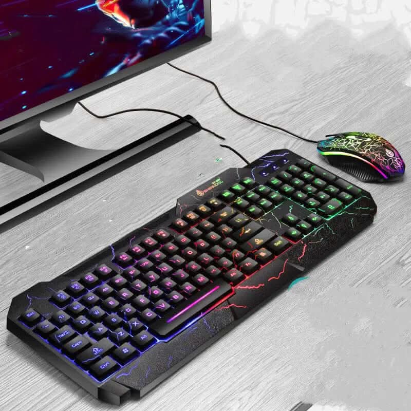 ensemble gaming clavier et souris lumineux 4D Les Visionnaires