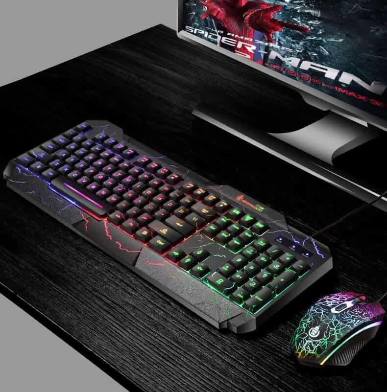 ensemble gaming clavier et souris lumineux 4D Les Visionnaires