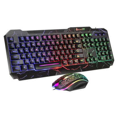 ensemble gaming clavier et souris lumineux 4D Les Visionnaires