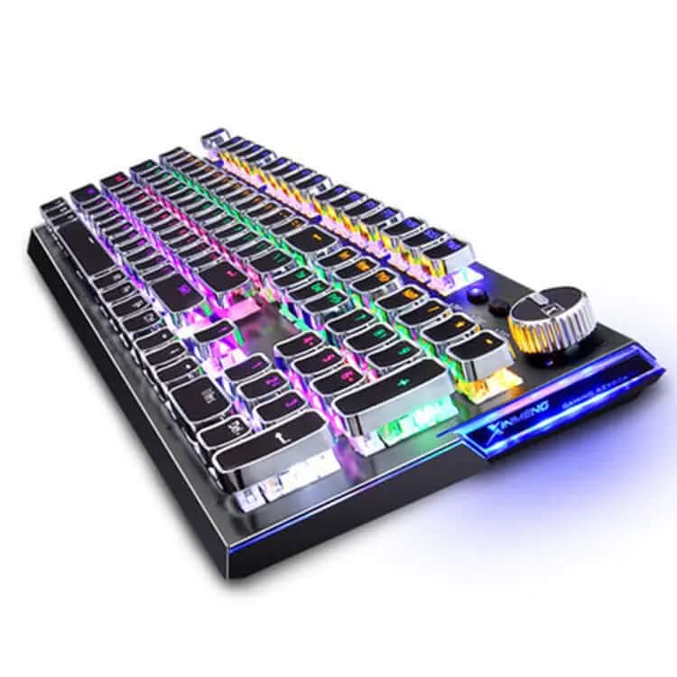 Clavier Mécanique Gaming 104 Touches – Anti-Ghosting et Rétroéclairage LED Les Visionnaires