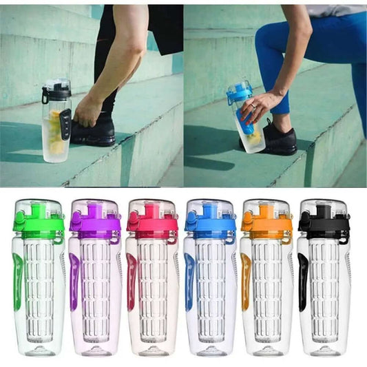 Bouteille d'eau avec infuseur de fruits 32 oz Les Visionnaires