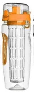Bouteille d'eau avec infuseur de fruits 32 oz Les Visionnaires