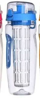 Bouteille d'eau avec infuseur de fruits 32 oz Les Visionnaires