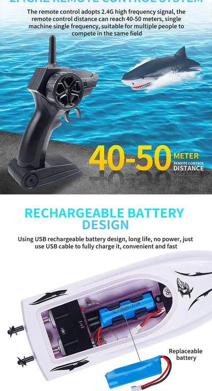 Bateau RC Électrique Shark Les Visionnaires