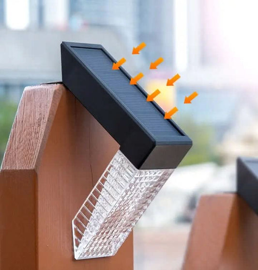 Lampes solaires à LED pour escaliers, éclairage extérieur. Les Visionnaires