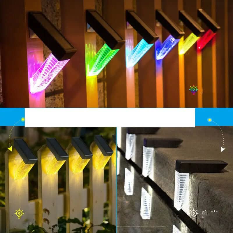 Lampes solaires à LED pour escaliers, éclairage extérieur. Les Visionnaires
