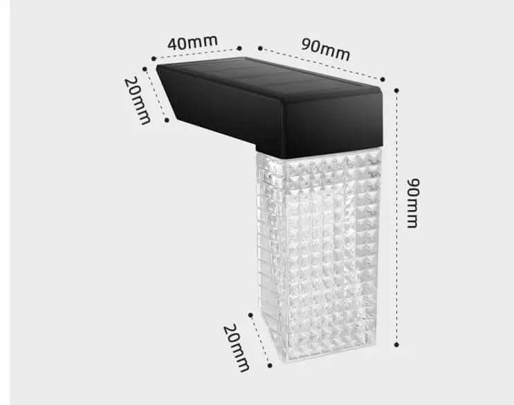 Lampes solaires à LED pour escaliers, éclairage extérieur. Les Visionnaires