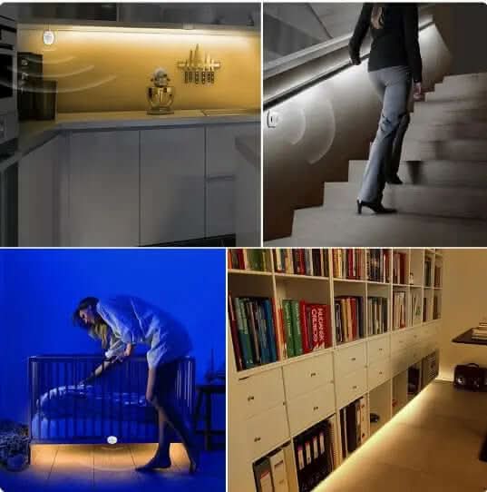 Bande lumineuse LED à capteur intelligent Les Visionnaires