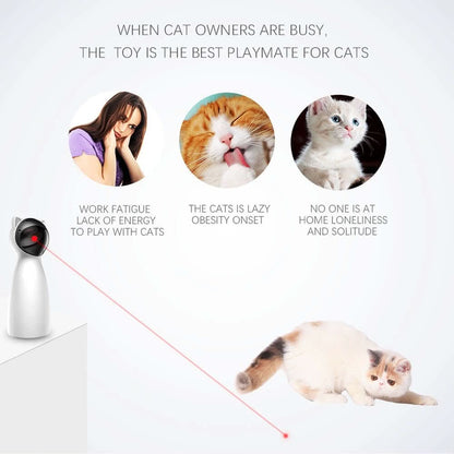 Jouet laser LED automatique pour chat Les Visionnaires