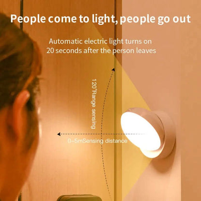 Lampe à capteur de mouvement rotative Les Visionnaires