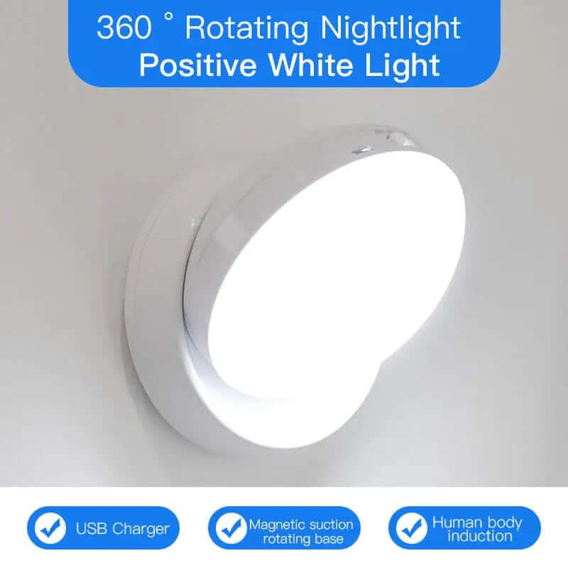 Lampe à capteur de mouvement rotative Les Visionnaires