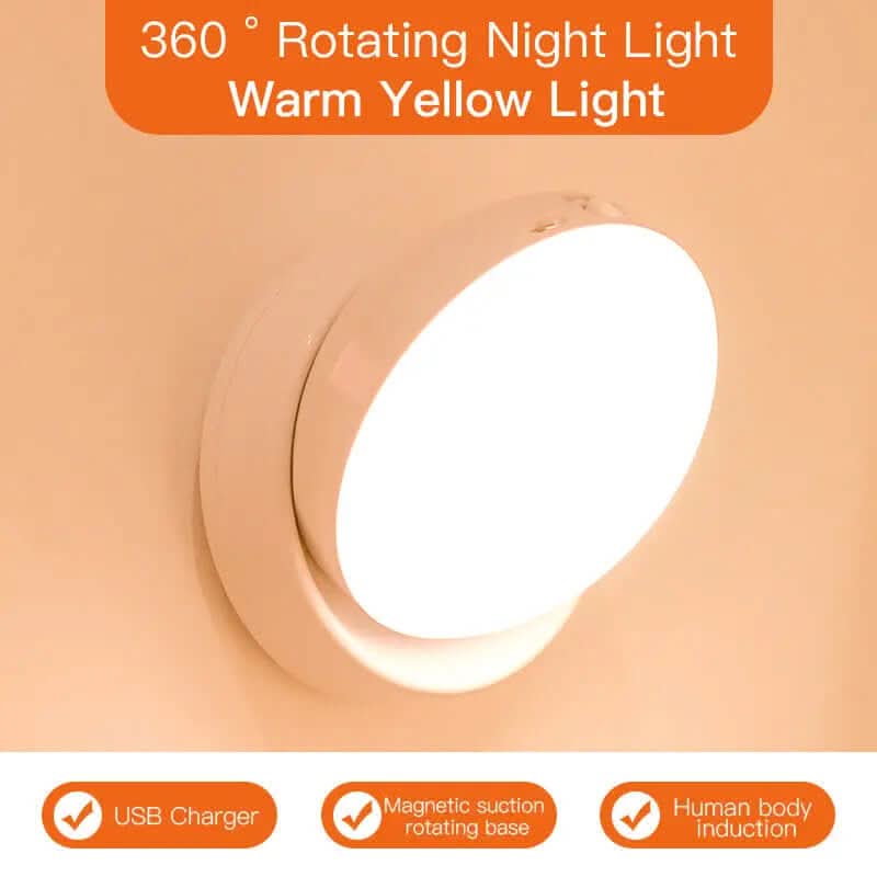 Lampe à capteur de mouvement rotative Les Visionnaires