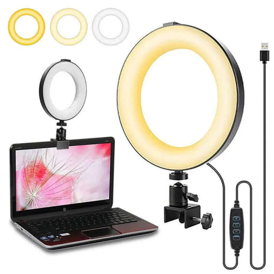 Lampe de remplissage LED à clip pour ordinateur Les Visionnaires