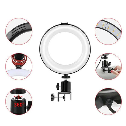 Lampe de remplissage LED à clip pour ordinateur Les Visionnaires