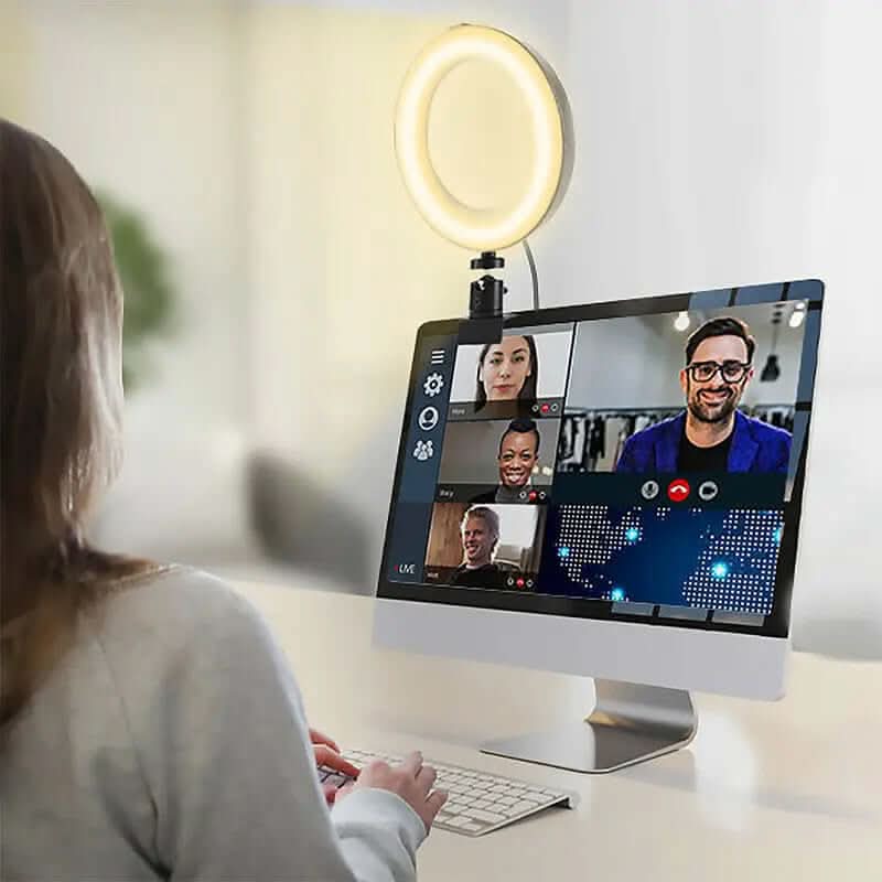Lampe de remplissage LED à clip pour ordinateur Les Visionnaires
