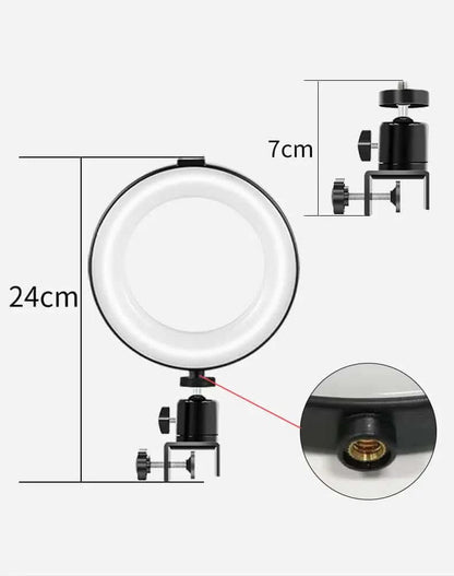 Lampe de remplissage LED à clip pour ordinateur Les Visionnaires