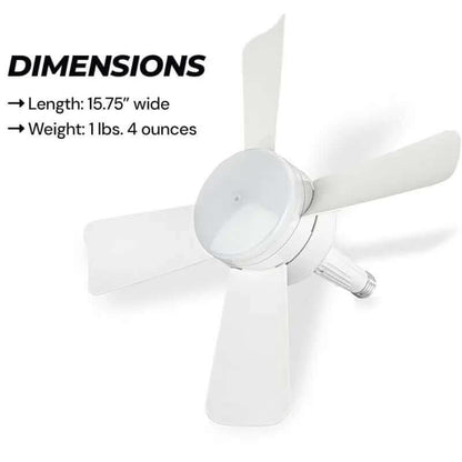 Socket Fan Light avec télécommande Les Visionnaires