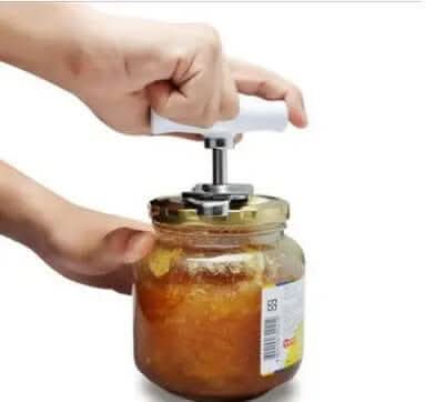 Ouvre-bouteille Ajustable en Acier Inoxydable – Pratique et Robuste Les Visionnaires