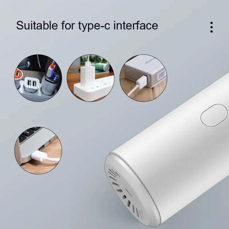 Mini aspirateur de voiture sans fil à haute puissance Les Visionnaires
