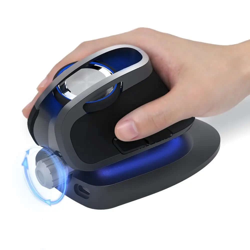 Souris verticale sans fil avec éclairage LED Les Visionnaires