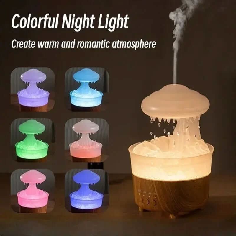 humidificateur veilleuse nuage de pluie Les Visionnaires