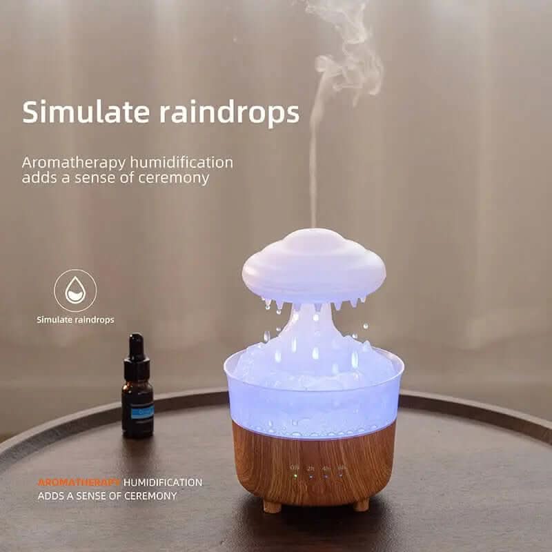 humidificateur veilleuse nuage de pluie Les Visionnaires