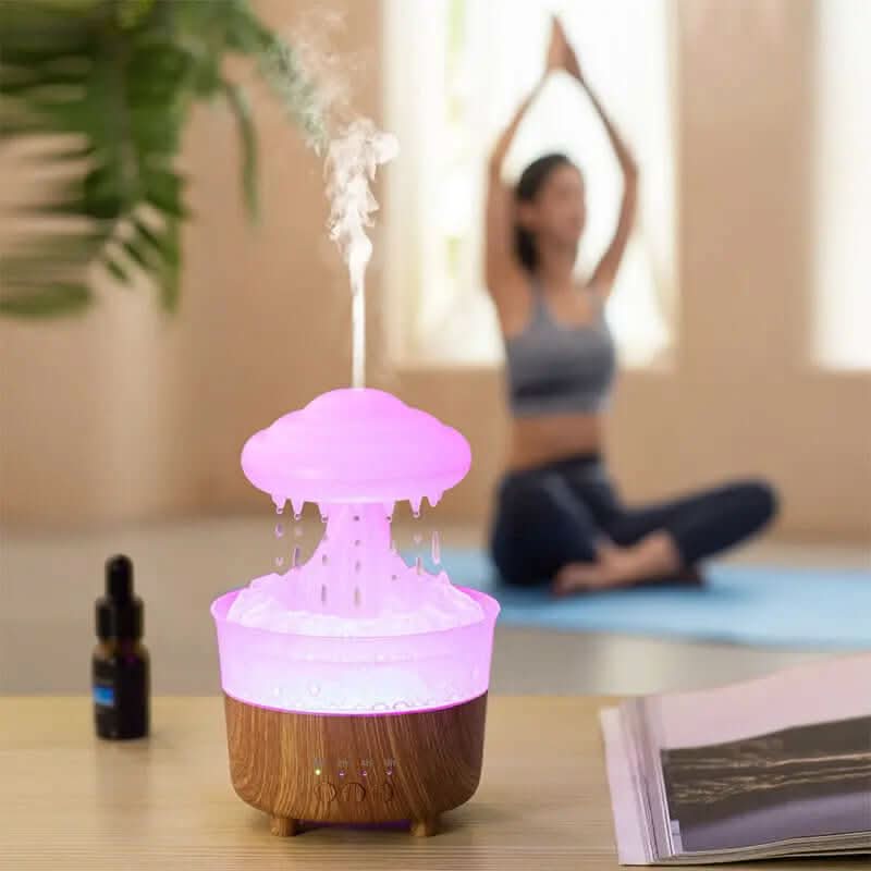 humidificateur veilleuse nuage de pluie Les Visionnaires
