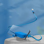 Câble USB rétractable multi-connecteur bleu de Les Visionnaires pour charger smartphone et autres appareils