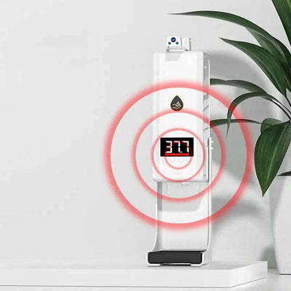 Distributeur de savon avec mesure de température, automatique Les Visionnaires