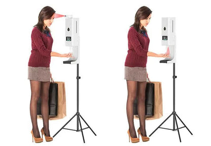 Distributeur de savon avec mesure de température, automatique Les Visionnaires