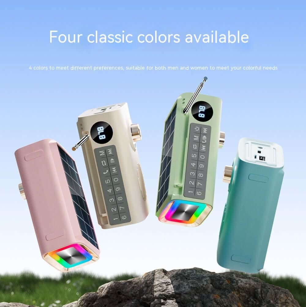 Bluetooth audio multifonction avec port carte, USB et radio - XLL-Gadgets