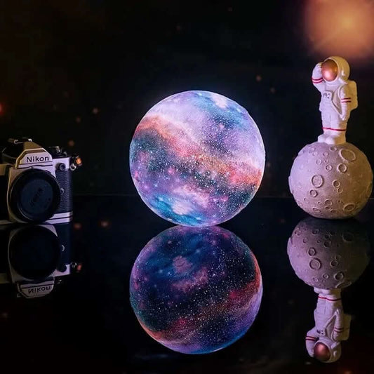 Lampe LED Galaxie & Lune Les Visionnaires