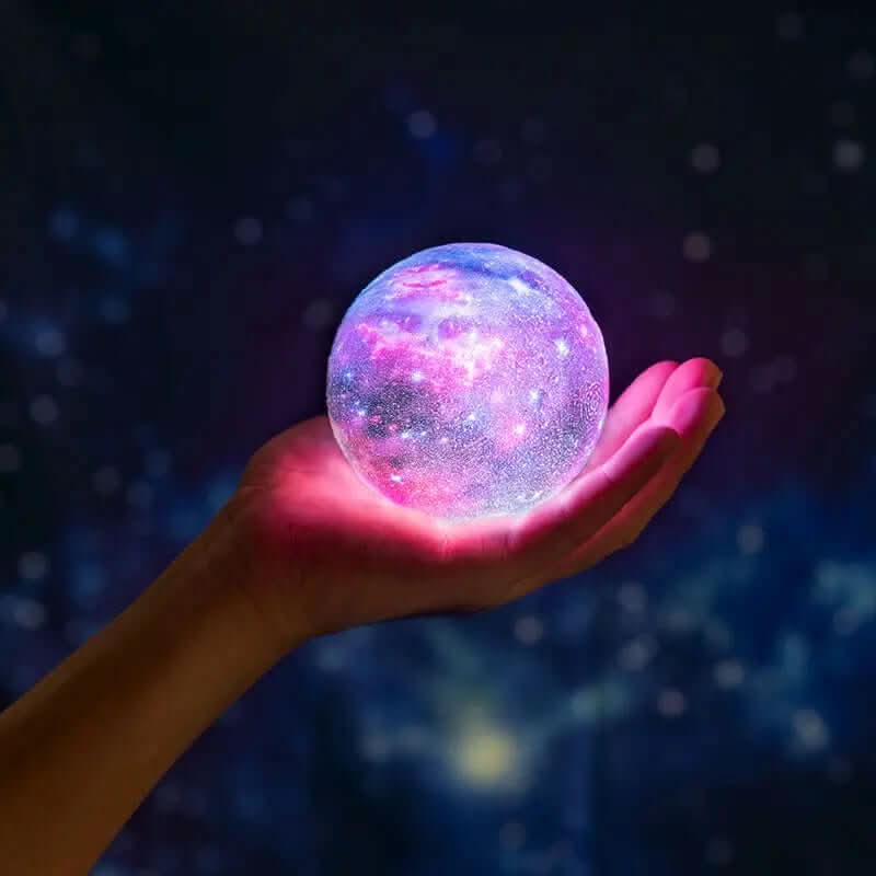 Lampe LED Galaxie & Lune Les Visionnaires