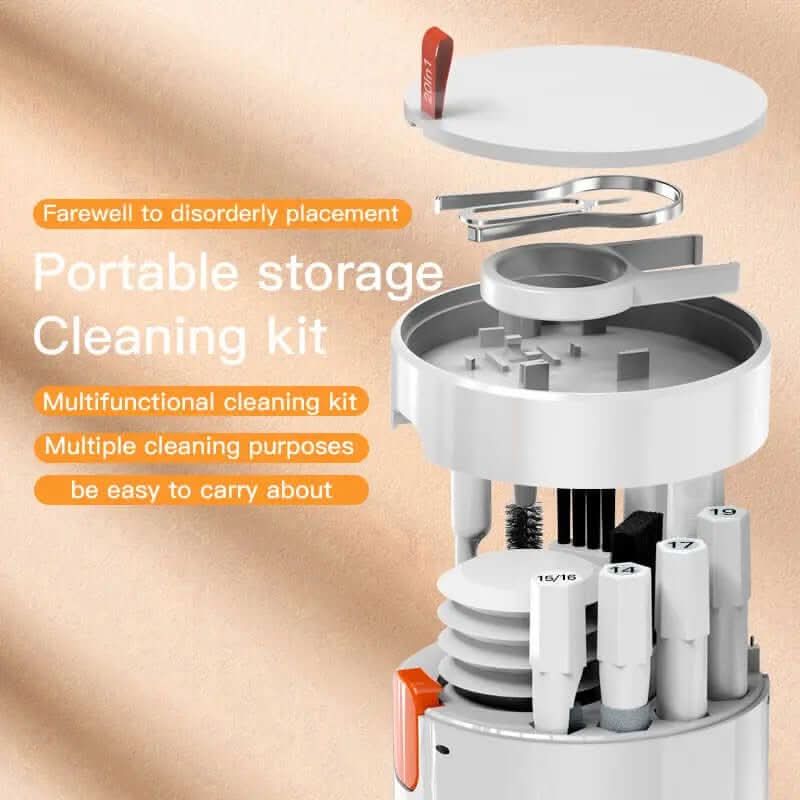 Kit de nettoyage 20 en 1 pour écran d'ordinateur et téléphone Les Visionnaires