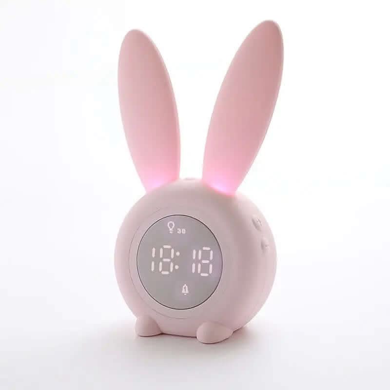 Réveil numérique LED avec oreilles de lapin Les Visionnaires
