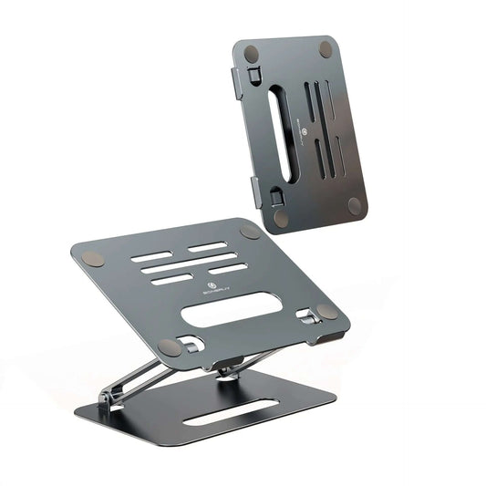 Nouveau support ordinateur en alliage d'aluminium à double couche Les Visionnaires