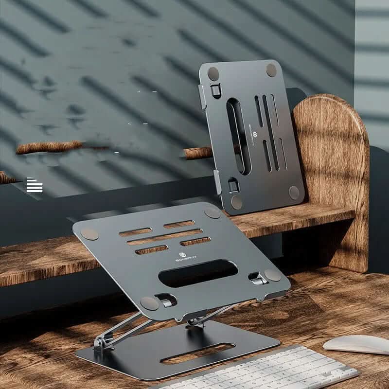Nouveau support ordinateur en alliage d'aluminium à double couche Les Visionnaires