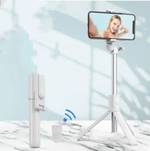 trépied selfie stick avec télécommande Bluetooth intégrée Les Visionnaires