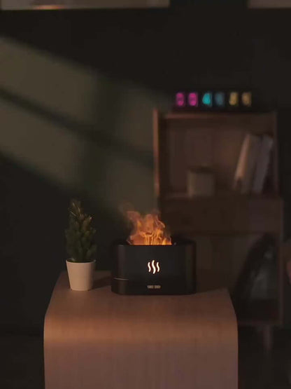 Mute Simulation Flame Of Flame Aroma Humidifier