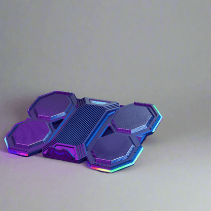 Cadre de ventilateur d'extraction avec lumière RGB - XLL-Gadgets