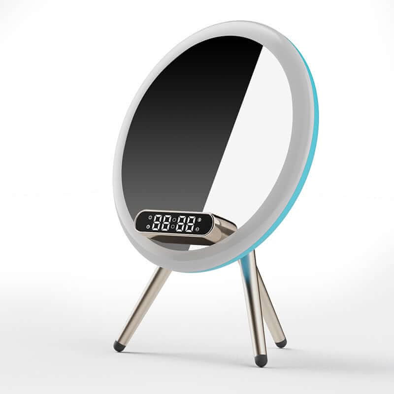 Réveil numérique multifonction LED avec miroir et chargeur sans fil Les Visionnaires