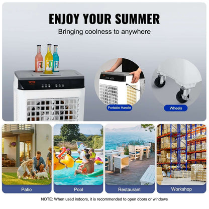 Refroidisseur d'air évaporatif VEVOR 2100 CFM - XLL-Gadgets