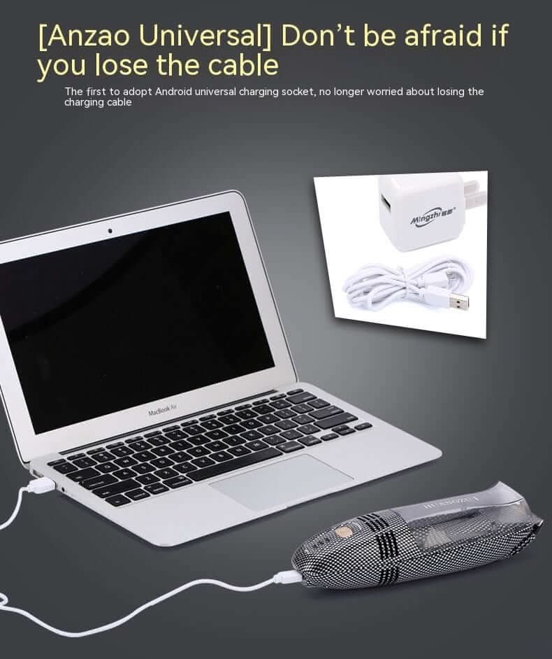 Tondeuse Électrique Rechargeable avec Aspiration - XLL-Gadgets