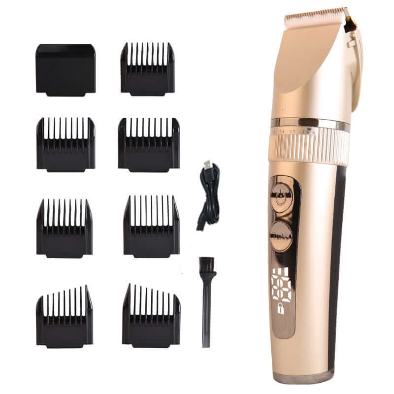Tondeuse à cheveux électrique avec affichage numérique LCD - XLL-Gadgets