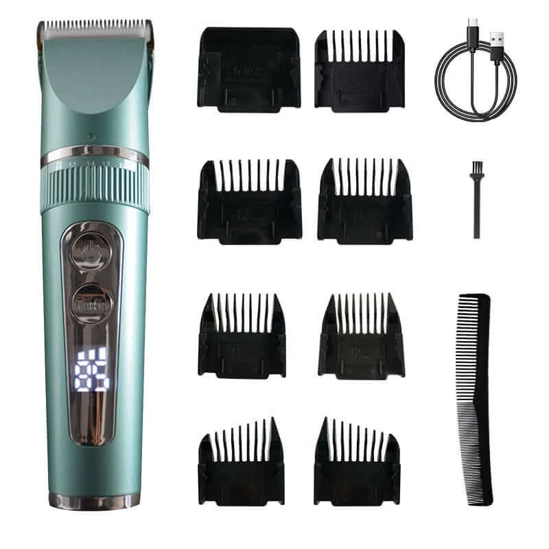 Tondeuse à cheveux électrique avec affichage numérique LCD - XLL-Gadgets