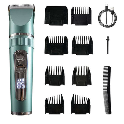 Tondeuse à cheveux électrique avec affichage numérique LCD - XLL-Gadgets